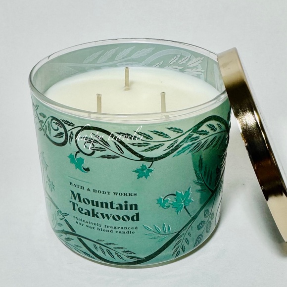 MOUNTAIN TEAKWOOD 3 Wick Candle - Picture 2 of 3